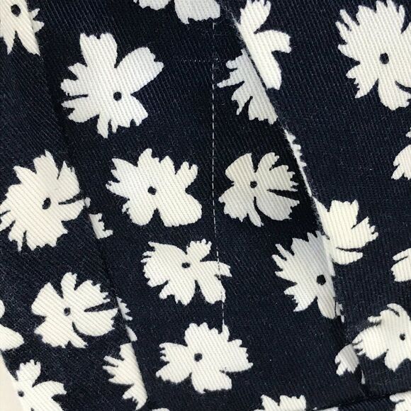 J. Crew Floral Remi Pants Women's Size 12 Scattered Daisies Straight Leg Stretch - Picture 5 of 13